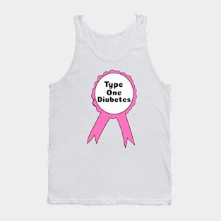 Copy of T1D Ribbon - Pink Tank Top